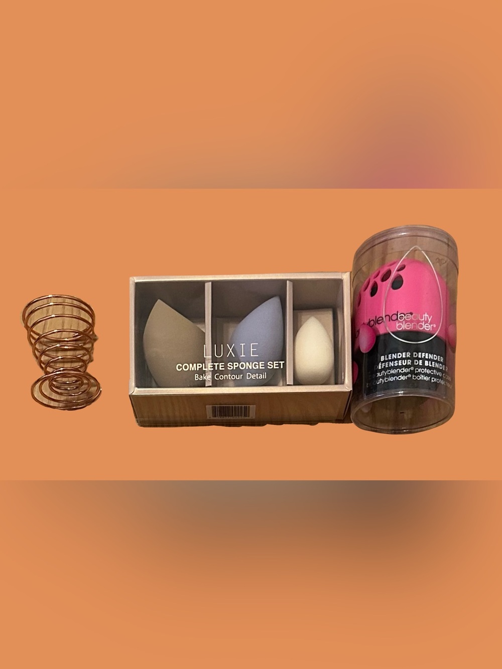 Beauty blender makeup sponge set